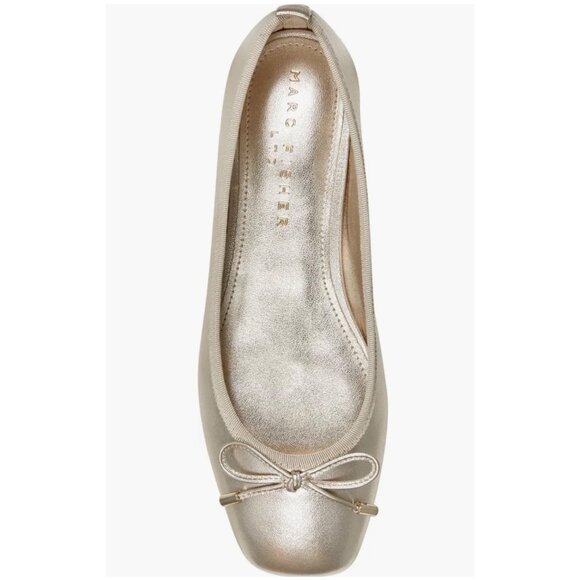 Marc Fisher‎ LTD Ubet Ballet Flat in Gold Size 9.5 - Picture 4 of 9